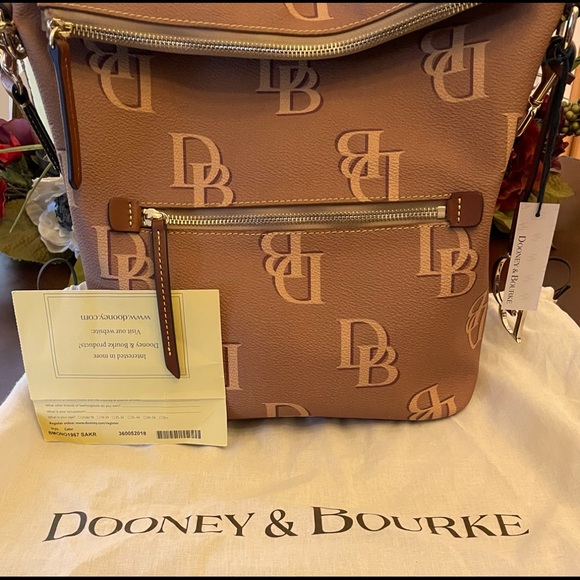 Dooney & Bourke Handbags - Dooney & Bourke Monogram Large Sac